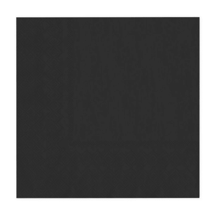 Salvrätikud must 33x33cm (10 tk/pk) - Image 1