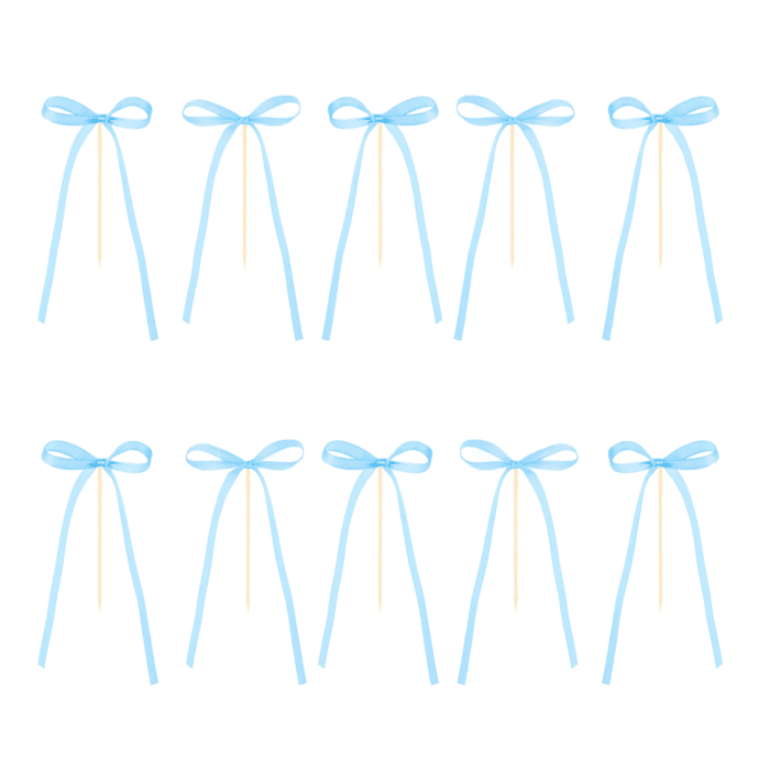 Koogikaunistused helesinine 6x16cm (10 tk/pk) - Image 1