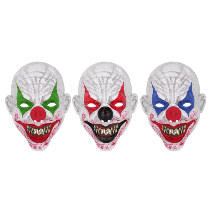 Karnevali mask kloun 31x23cm - Image 1