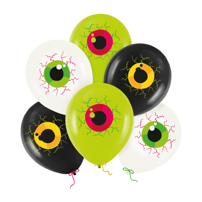 Õhupallid silmamunad 30cm (6 tk/pk) - Image 1