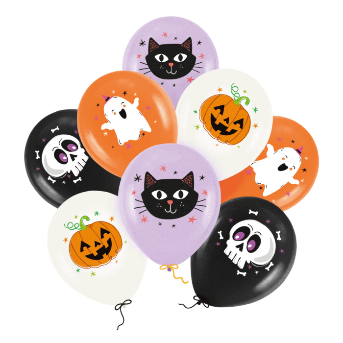 Õhupallid halloween 30cm (8 tk/pk) - Image 1