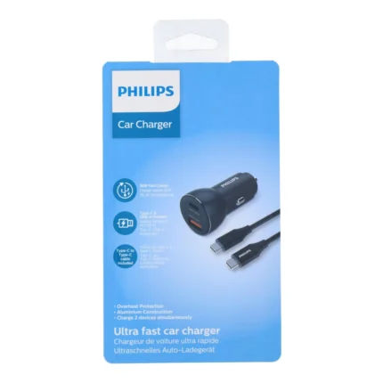 Philips autolaadija komplekt