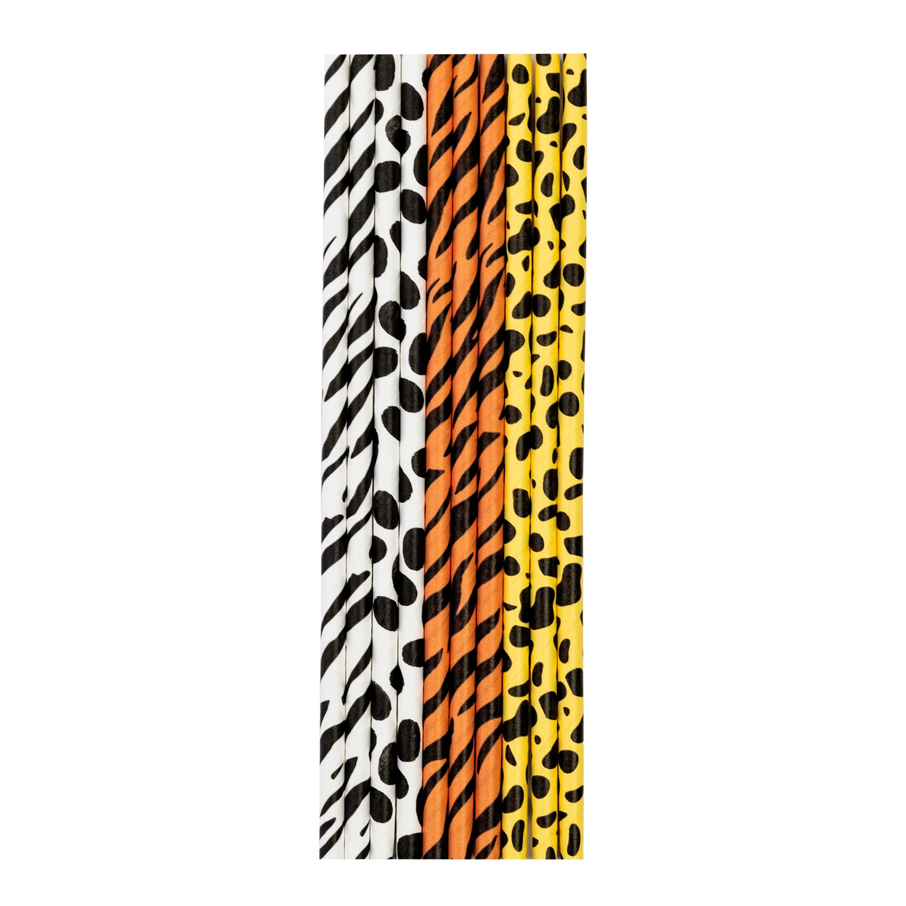 5904610113868-1.webp Joogikõrred loomamuster 19,5cm (10 tk/pk) - Image 1