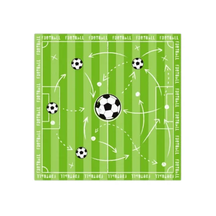 Salvrätikud jalgpall 33x33cm (10 tk/pk)