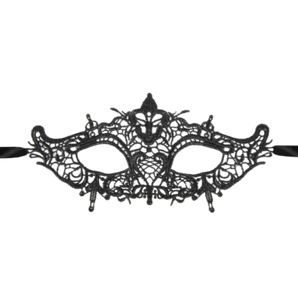 Karnevali mask Lace must 23x10cm