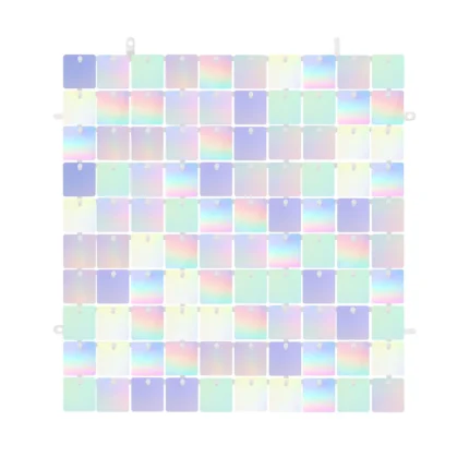 Dekoratsioonpaneel ruudud holograafiline 30x30cm