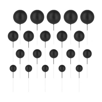 Koogikaunistused must (20 tk/pk)