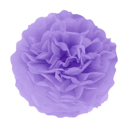 Paberist pompom lilla 35cm