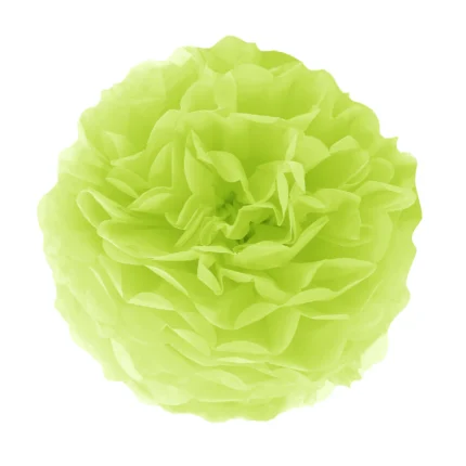Paberist pompom roheline 35cm