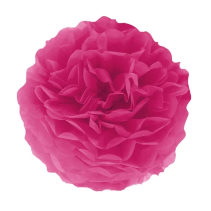 Paberist pompom roosa 35cm
