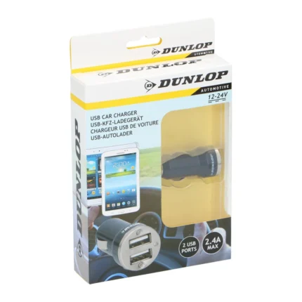 Dunlop autolaadija 2-pesaga