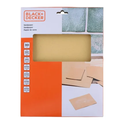 Black+Decker liivapaber (30 tk/pk)