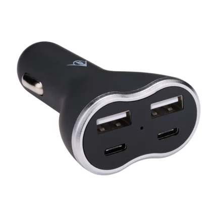 Dunlop autolaadija 2xUSB-A, 2x USB-C