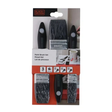 Black+Decker värvpintslite komplekt (3 tk/pk)