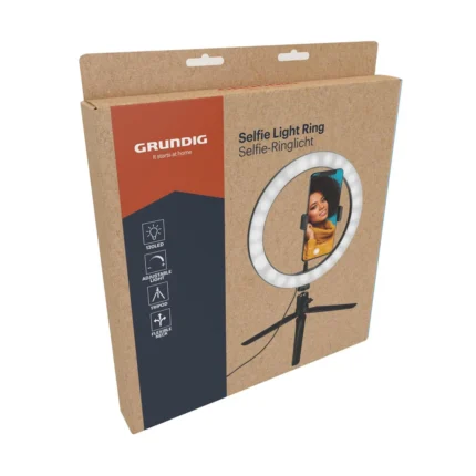 Grundig ringvalgusti statiiviga 120LED