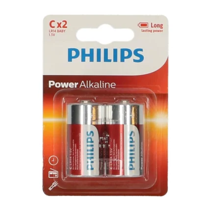Philips patareid LR14/C (2 tk/pk)
