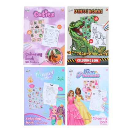 Värviraamat A4 (16 lehte)