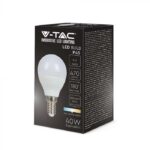V-TAC LED pirn E14 4,5W 470lm 4000K-neutraalvalge - Image 2