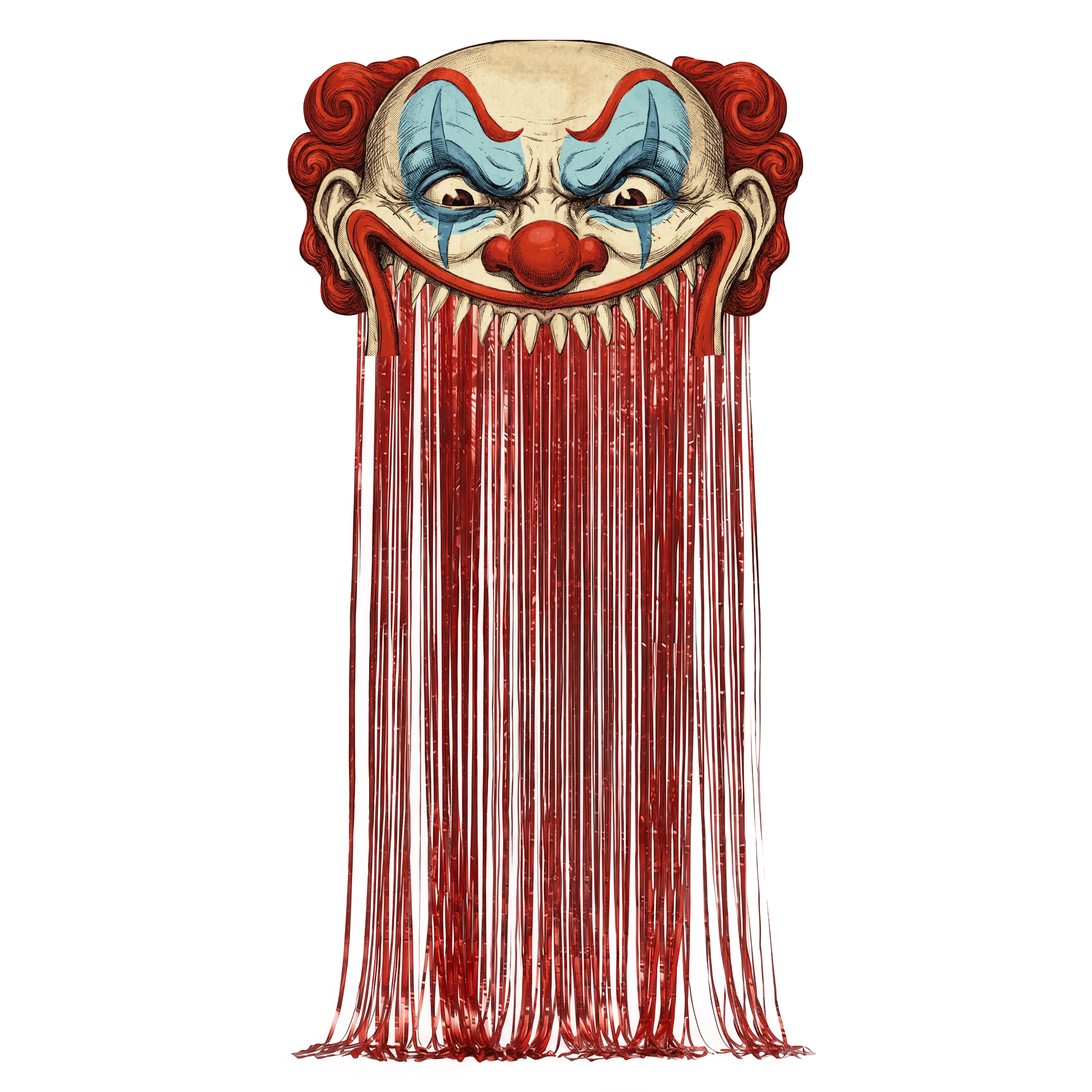 170823_P.png Halloweeni peokardin kuri kloun 89x145cm - Pilt 1