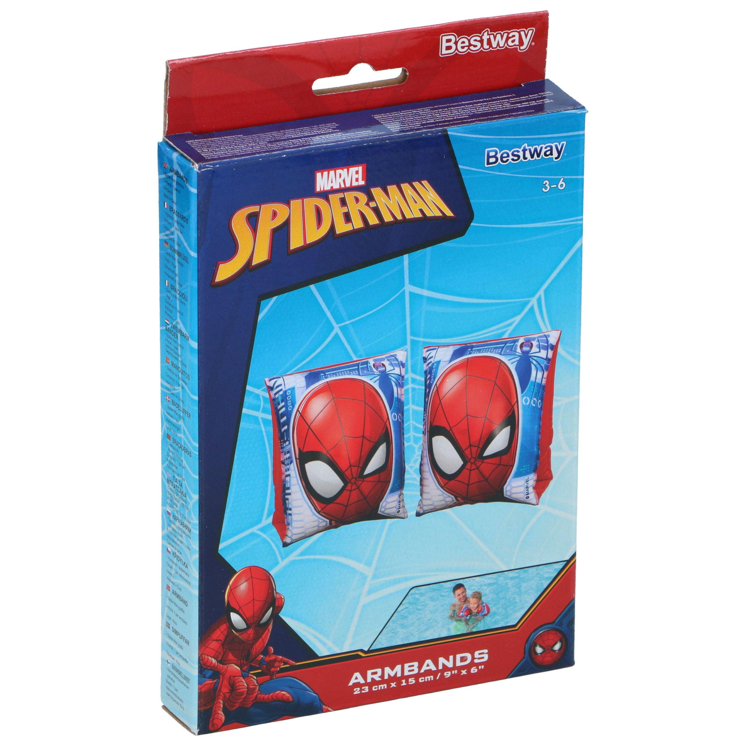 6941607386248-1.png Bestway kätised Spiderman 3-6 23x15cm - Pilt 1