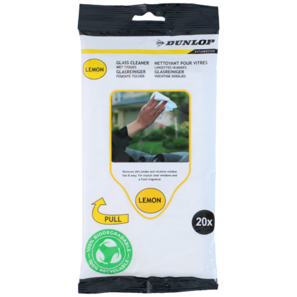 Dunlop niisked puhastuslapid klaasile (20 tk/pk)