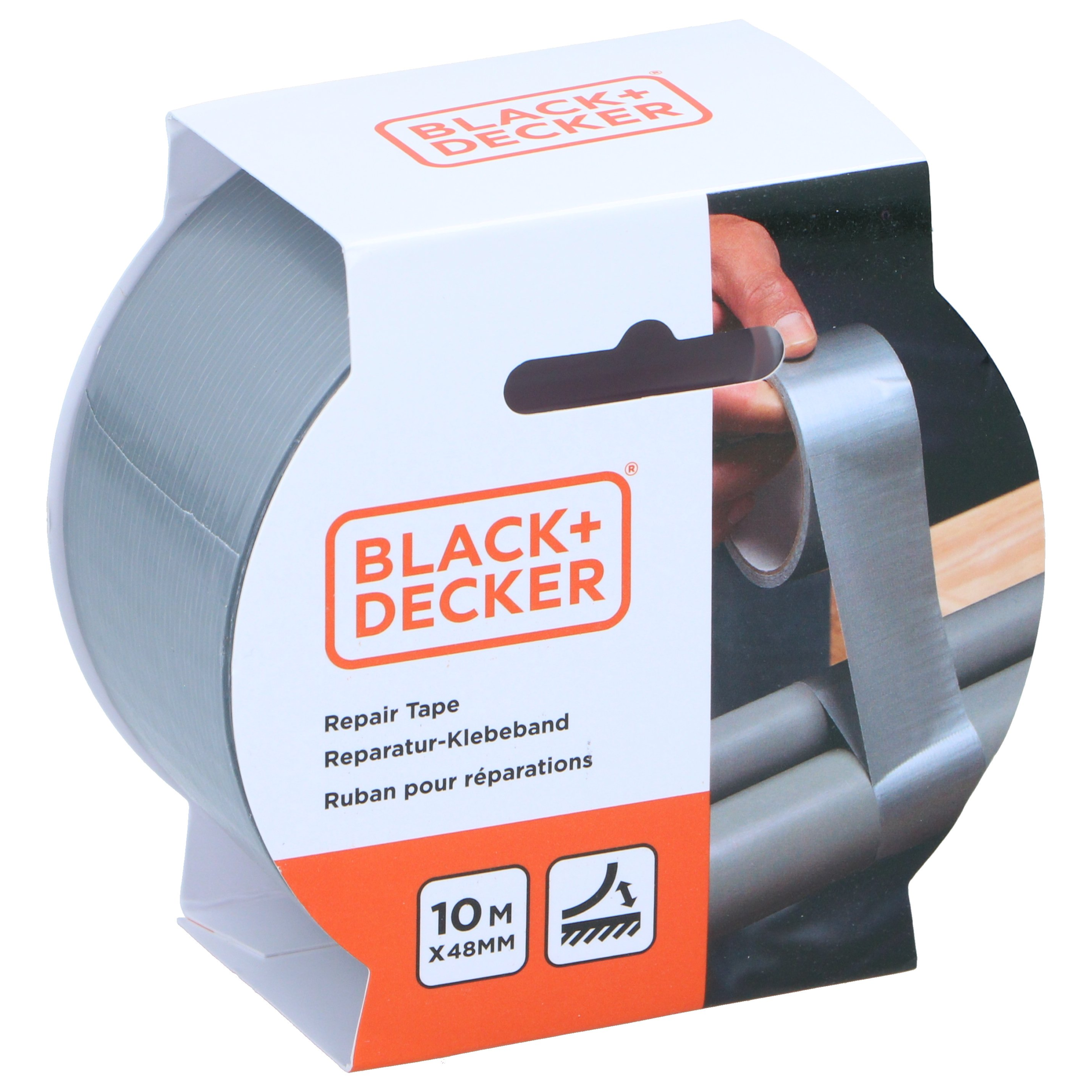 8711252238722-1.png Black+Decker parandusteip 48mm 10m - Pilt 1
