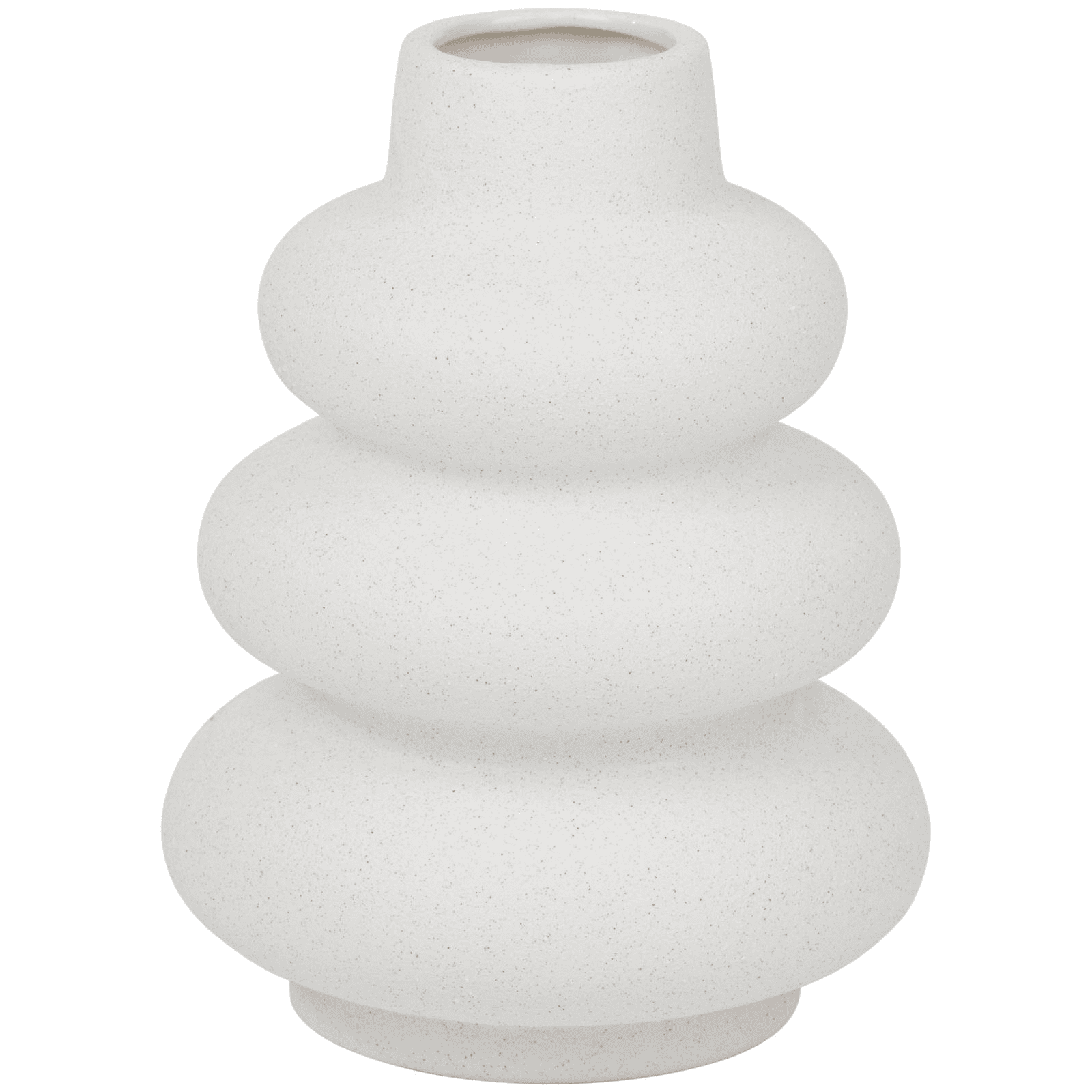 8711252243900-1.png Articasa lillevaas valge Ø14,5x19cm - Pilt 1