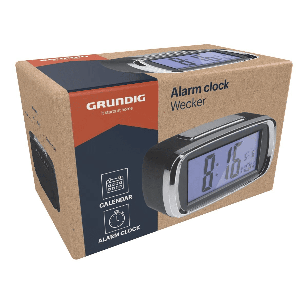 8711252260853-1.png Grundig digitaalne äratuskell (2xAAA) - Pilt 1