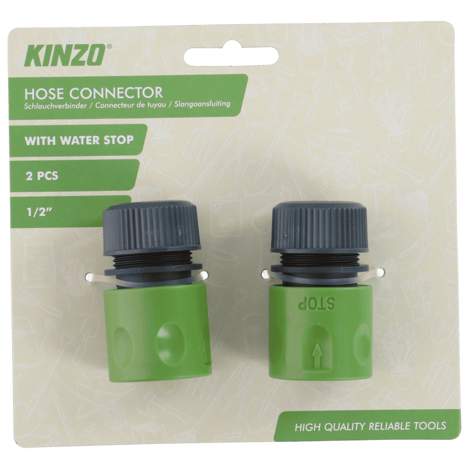 8711252271934-1.png Kinzo voolikuliitmik 1/2" (2 tk/pk) - Pilt 1