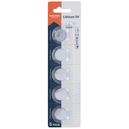 Grundig patareid 1xCR2016 1xCR2025 3xCR2032 (5 tk/pk)