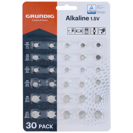 Grundig patareid AG (30 tk/pk)
