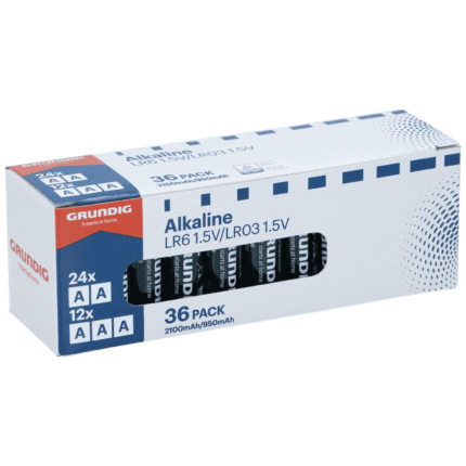 Grundig patareid AAA/LR03 + AA/LR6 (36 tk/pk)