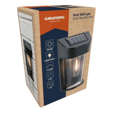 Grundig seinavalgusti päikesepatareiga
