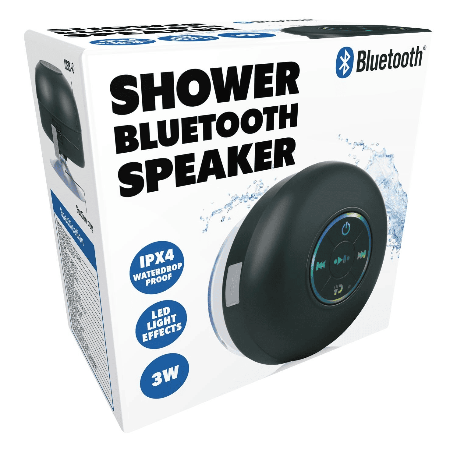 8711252431154-1.png Juhtmevaba kõlar IPX4 3W (Bluetooth) - Pilt 1