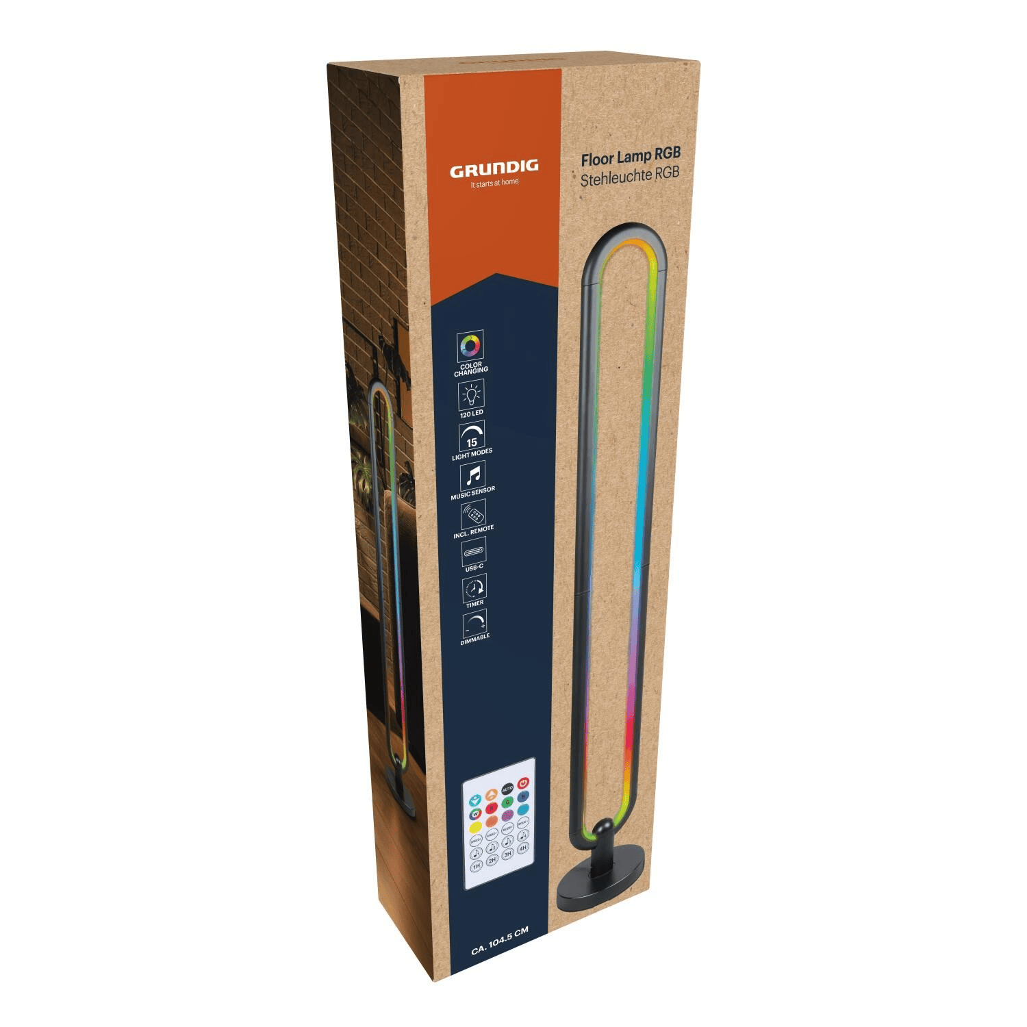 8711252444444-1.png Grundig põrandalamp RGB - Pilt 1