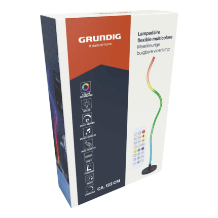 Grundig LED põrandalamp painduv 122cm