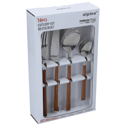 Alpina söögiriistade komplekt (16-osaline)