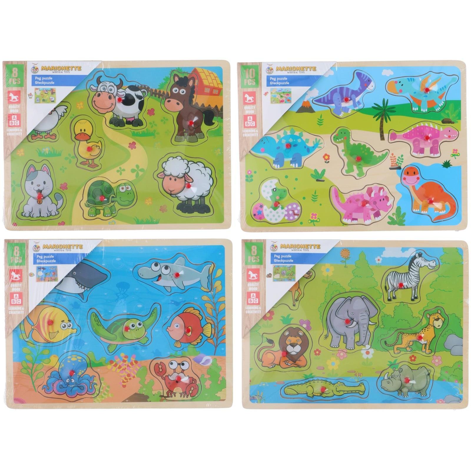 8711252586663-1.png Puidust loomapusle (9-osaline) - Pilt 1