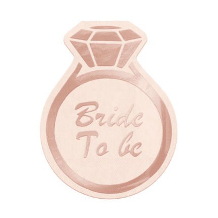 Salvrätikud Bride to be (10 tk/pk)